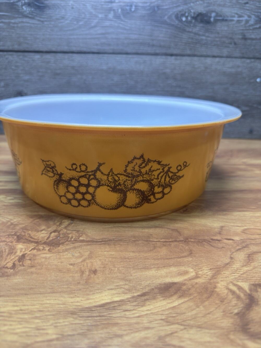 Vintage Pyrex Old Orchard Big Bertha #664 Casserole Dish 4 Quart~No Lid